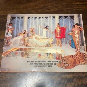 New York World’s Fair Wax Museum program 1964-1965